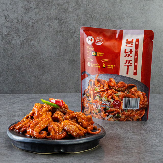 불났쭈 양념쭈꾸미(250g, 쭈꾸미+표고)
